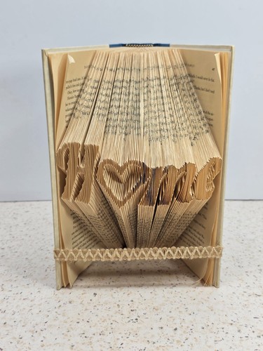Folded book art home - or,